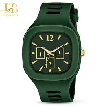 Square Watch for Men Boys | Stylish Stainless Steel Analog Quartz Men’s Watches