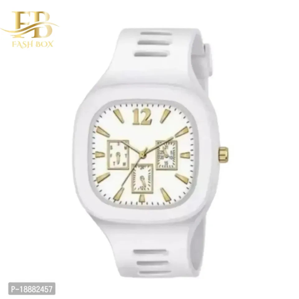 Square Watch for Men Boys | Stylish Stainless Steel Analog Quartz Men’s Watches