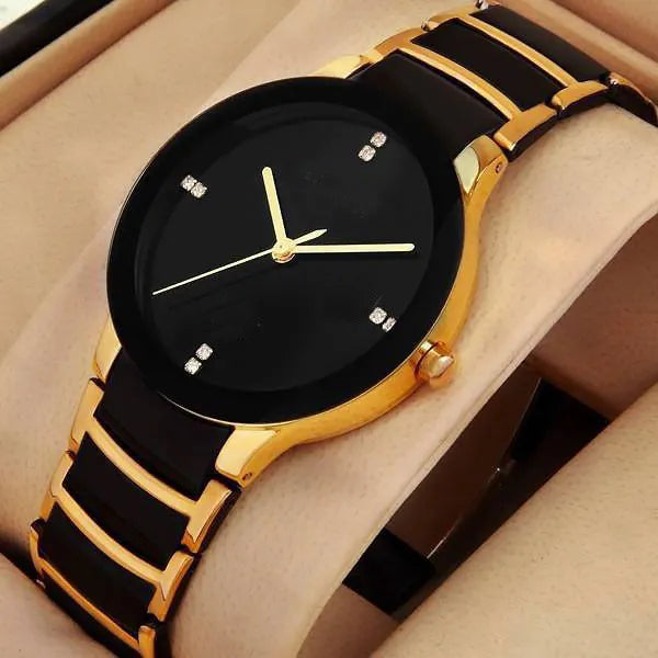 Classic Luxury Watch for Men / Boys – Stylish Stainless Steel Analog Quartz Men Watch