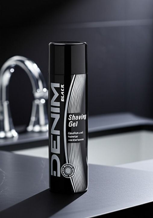 Denim Original Shaving Gel For Men, 200ml – Smooth Foam For Easy, Comfortable Shave, Fresh Masculine Scent, Protects Skin While Shaving Daily