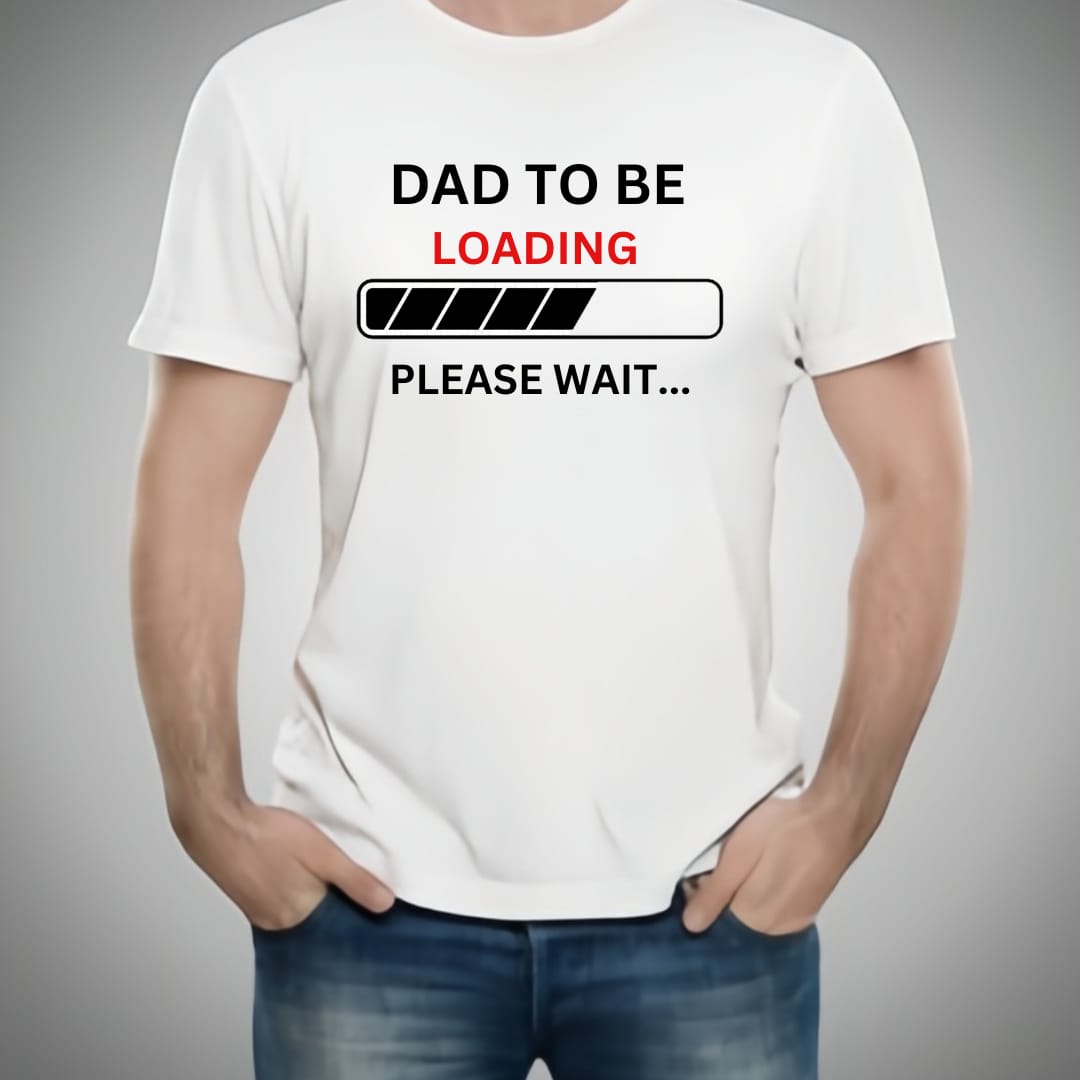 Combo Of Dad To Be & Mom To Be Style White T-shirt With Cute Design – Best Quality T-shirts For Girls | T-shirt For Women – T-shirt For Men