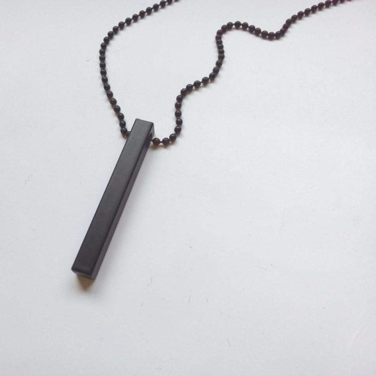 Vertical Bar Necklace Locket Chain For Boys Girls Neck Chain For Men With Locket Men`s Jeweler Pendant For Men Stylish Design