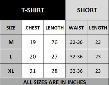 Black Color Trendy Line Printed Tracksuit For Men | Cotton T-shirt & Shorts | Summer Casual Wear | Gym & Elegant Suit