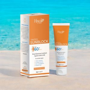 Haya Tinted Sunblock Spf 50 Broad Spectrum Uv Protection With Natural Skin Tint, Lightweight & Non-greasy Formula For All Skin Types Write Me Description For This