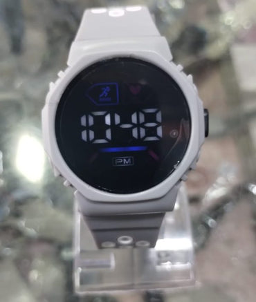 Digital Wrist Watch | Unisex Silicone Watch for Kids & Teens | Cell Operated LED Display – No Box Included