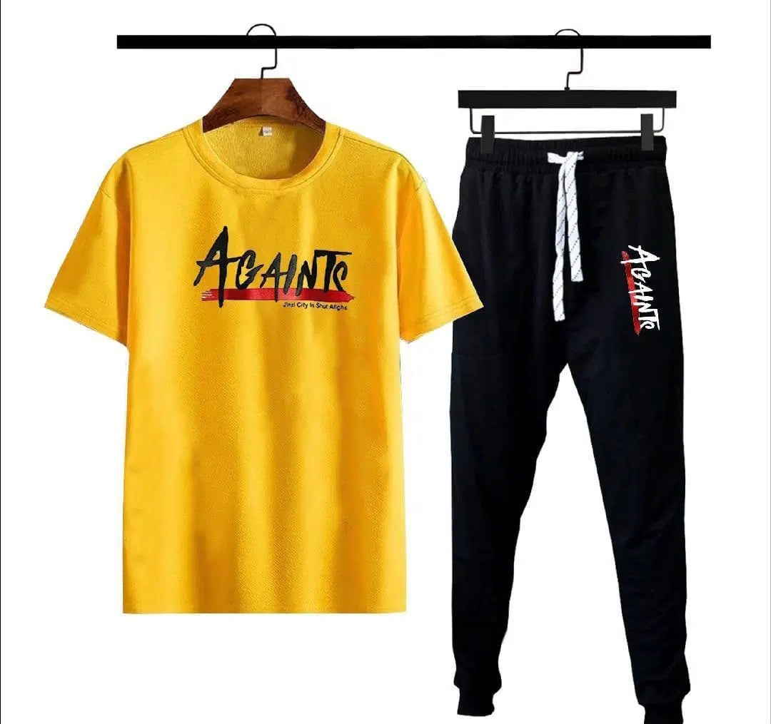Mens Cotton Printed Track Suit