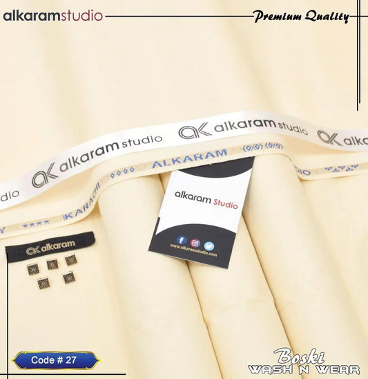 Men’s Unstitched Boski Plain Suit
