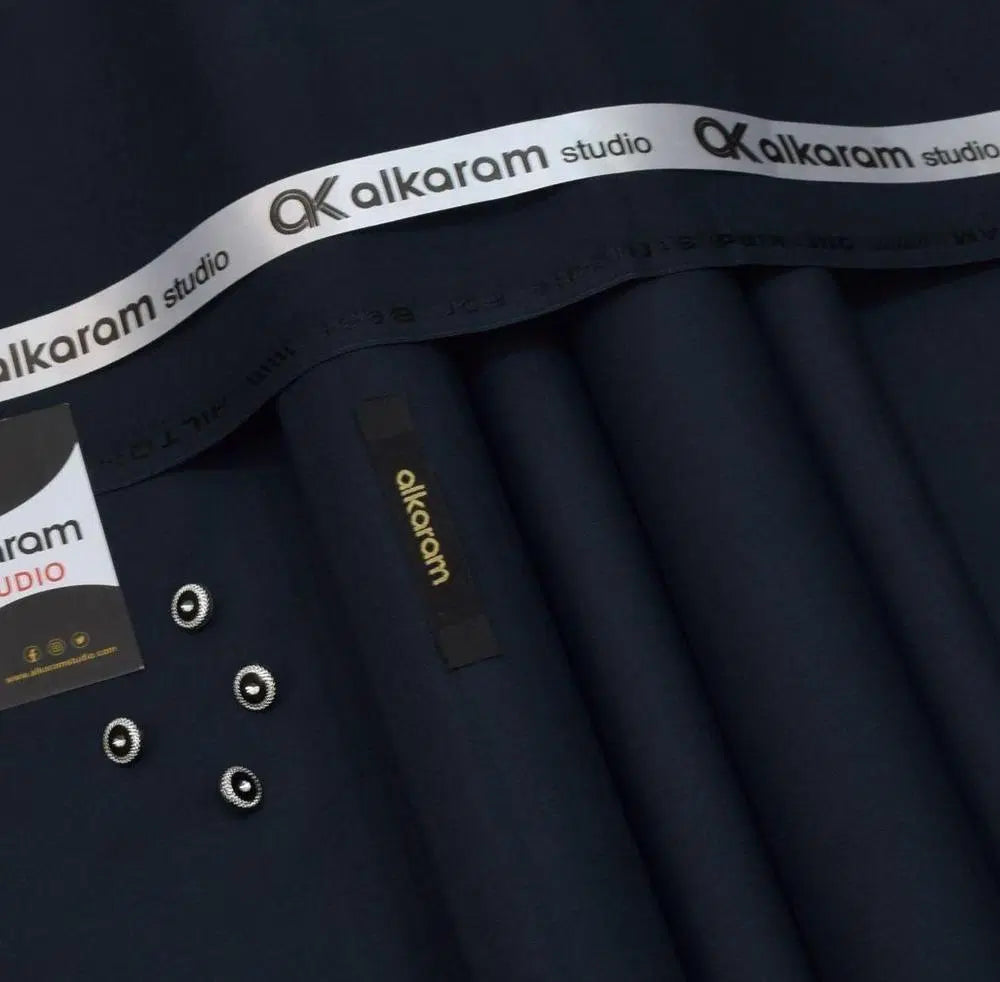 Men’s Unstitched Wash And Wear Plain Suit