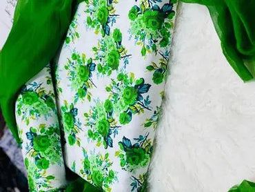 3 Pcs Women's Unstitched Printed Suit