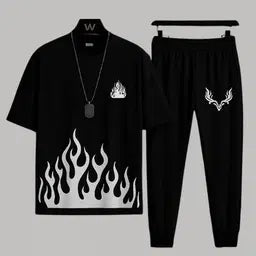 2 Pcs Men's Micro Plain Track Suit