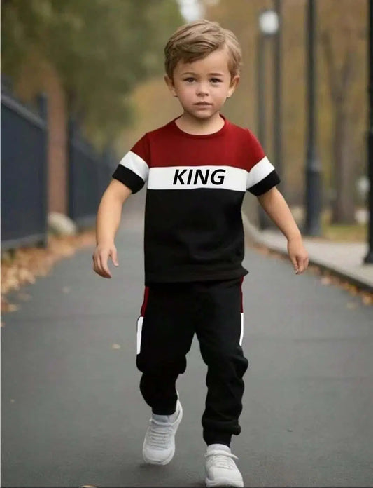 Stylish Micro Tracksuit for Kids - 2 Pcs for Kids