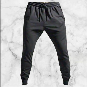 Men's Graphic Sublimation Track Suit - 2 Pcs Polyester Ensemble in Black