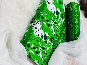 3 Pcs Women's Unstitched Printed Suit