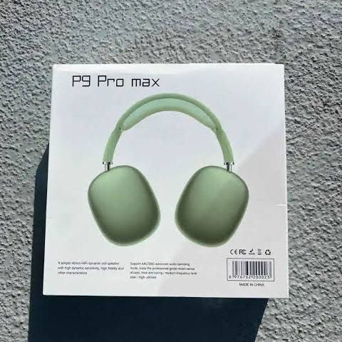 P9 Pro Max Wireless Bluetooth Headphones β Premium Over-ear Headset  For Music, Gaming, Travel, And Daily Use β Best Headset β Random Color