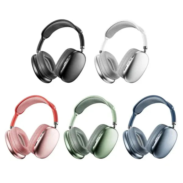 P9 Pro Max Wireless Bluetooth Headphones β Premium Over-ear Headset  For Music, Gaming, Travel, And Daily Use β Best Headset β Random Color