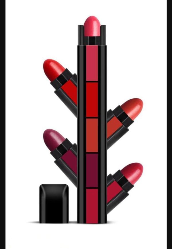 (pack Of 5) Benetint / 36h Liner / Fitme Primer / Foundation / Five In One Lipstick