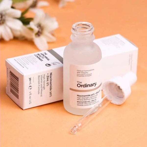 The Ordinary Skin Brightening Niacinamide 10% + Zinc 1% serum 30ml + Glow Natural Glutathione Alpha Arbutin Skin Brightening Cream (50g) + Kashees Eventone High Coverage Liquid Foundation (random Shades) 45ml