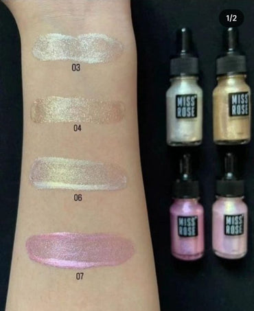 1 Piece Miss Rose High Beam Liquid Highlighter – Radiance In Every Drop! 10ml