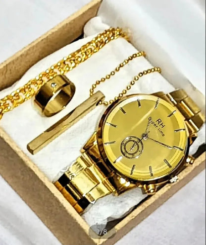Business steel straps round dial wrist watches hand watch-silver watch- men