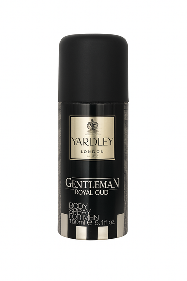Yardley London Gentleman Elite Deodorant Body Spray For Men – 150ml | Long-lasting Elite Fragrance