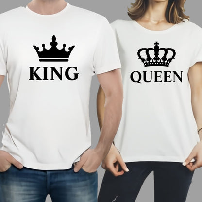 Combo Of Dad To Be & Mom To Be Style White T-shirt With Cute Design – Best Quality T-shirts For Girls | T-shirt For Women – T-shirt For Men