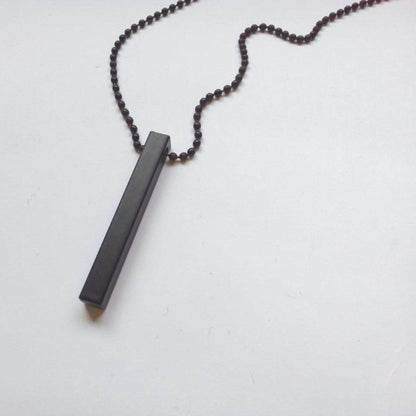 Vertical Bar Necklace Locket Chain For Boys Girls Neck Chain For Men With Locket Men`s Jeweler Pendant For Men Stylish Design