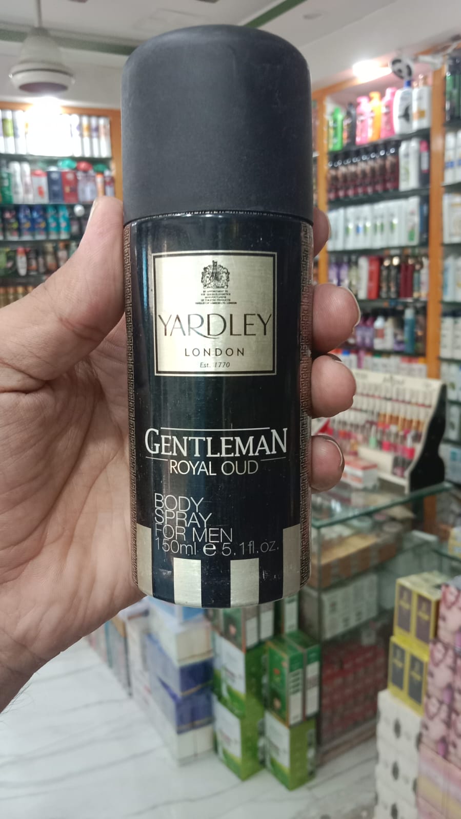 Yardley London Gentleman Elite Deodorant Body Spray For Men – 150ml | Long-lasting Elite Fragrance