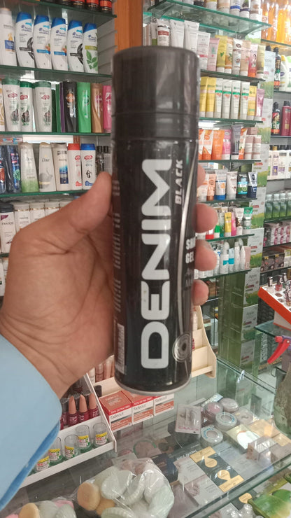 Denim Original Shaving Gel For Men, 200ml – Smooth Foam For Easy, Comfortable Shave, Fresh Masculine Scent, Protects Skin While Shaving Daily