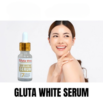 Gluta White Face Glowing Serum | Glutathione-based Brightening | Hydration & Antioxidant Protection 30 Ml