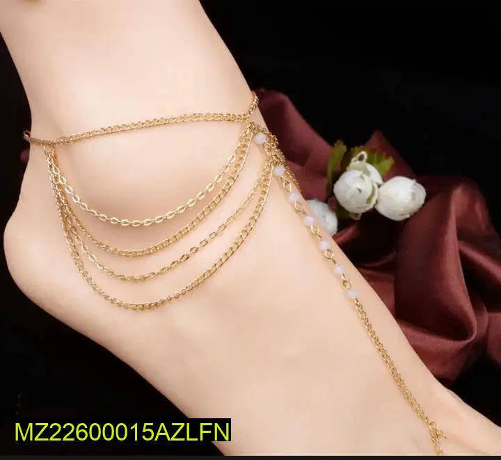 Beautiful Anklet, Golden