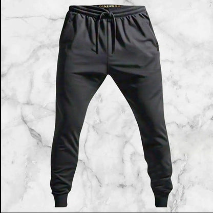 Men's Graphic Sublimation Track Suit - 2 Pcs Polyester Ensemble in Black