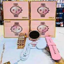 Gen 9 Smart Watch For Women – Elegant Fitness & Lifestyle Watch With 2 Interchangeable Straps