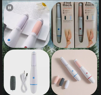 Electric Foot Skin Care Exfoliating Callus Remover Heel File Rasp Callus Remover Device Foot Grater Care Pedi Rechargeable