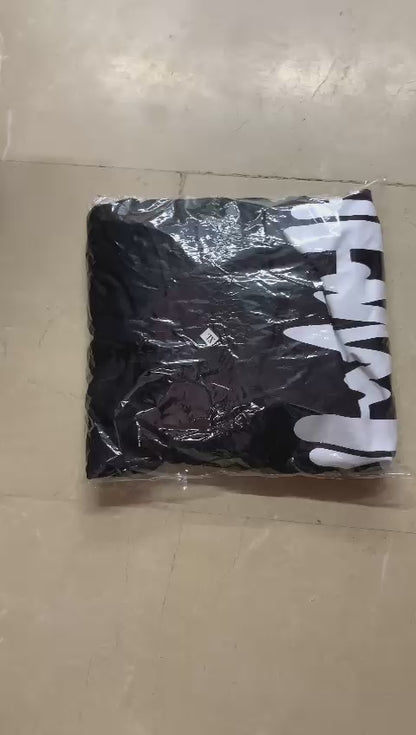 Black Vinyl Dumble Printed Gym Summer Hooded Sleeveless Tracksuit For Mens (hooded + Trouser)