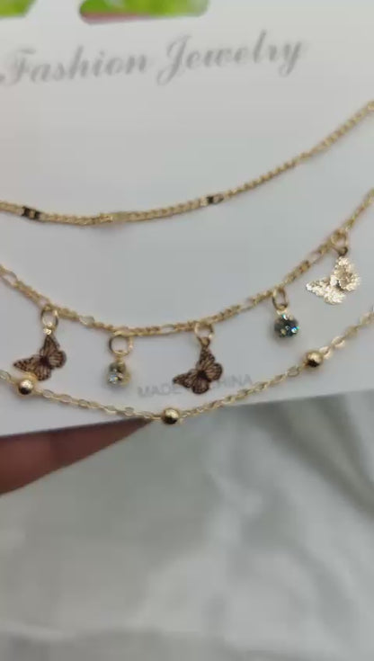 Imported Triple-layered Adjustable Bracelet Set | Best Quality Artificial Bracelet For Girls & Women | Bracelet For Every Occasion | Elegant Design